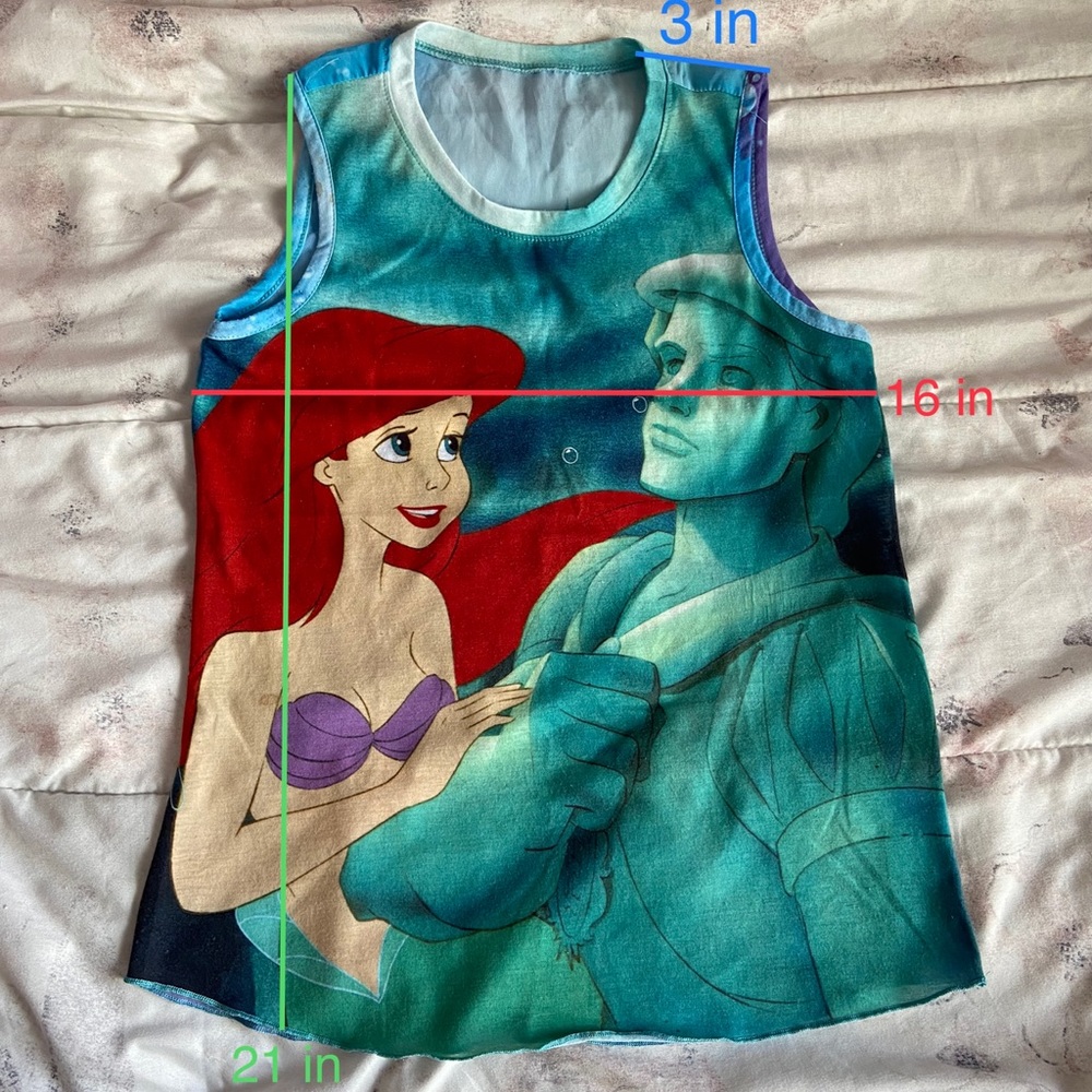 Little Mermaid Muscle Tee - Picture 3 of 3